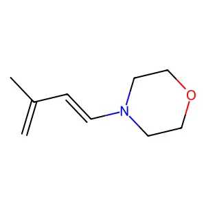 3-Methyl-1-morpholinobutadiene structure
