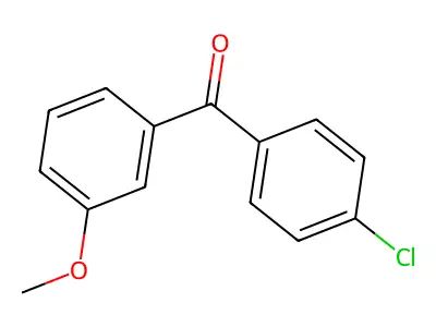 4-Chloro-3'-methoxybenzophenone structure