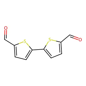 2,2'-Bithiophene-5,5'-dicarboxaldehyde structure