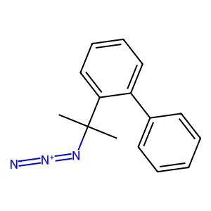 Biphenyl, 2-(1-azido-1-methylethyl)- structure