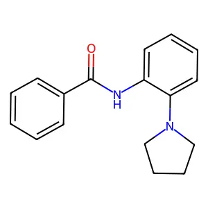 N-(2-pyrrolidin-1-ylphenyl)benzamide structure