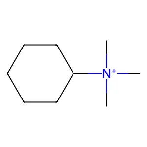 Cyclohexyl-trimethyl-azanium structure