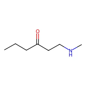 1-(Methylamino)hexan-3-one structure