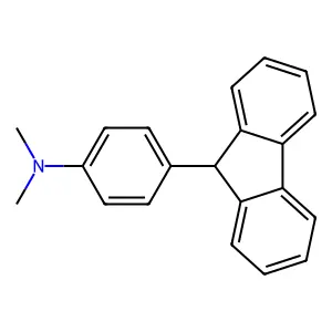 4-(9H-芴-9-基)-N,N-二甲基苯胺 structure