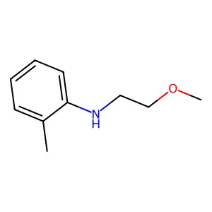 Benzenamine, N-(2-methoxyethyl)-2-methyl- structure