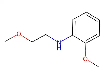 2-methoxy-N-(2-methoxyethyl)aniline structure