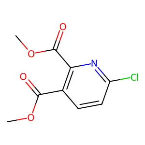 6-Chloropyridine-2,3-dicarboxylic acid dimethyl ester structure