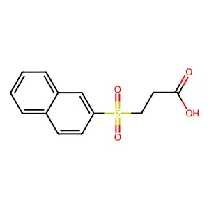 3-(Naphthalene-2-sulfonyl)propanoic acid structure