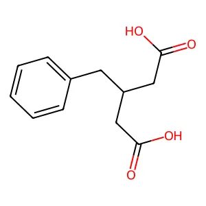 3-Benzylpentanedioic acid structure