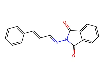 2-(Cinnamylideneamino)isoindole-1,3-dione structure