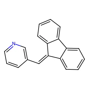 3-(9h-Fluoren-9-ylidenemethyl)pyridine structure