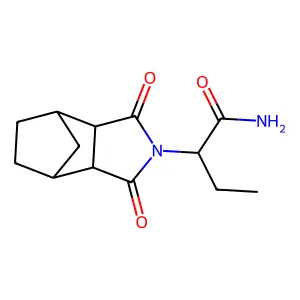 2-(3,5-Dioxo-4-azatricyclo[5.2.1.02,6]decan-4-yl)butanamide structure