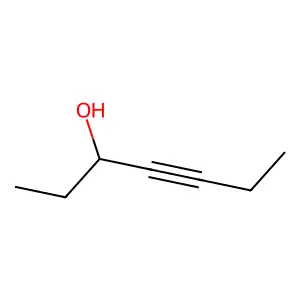 4-Heptyn-3-ol structure
