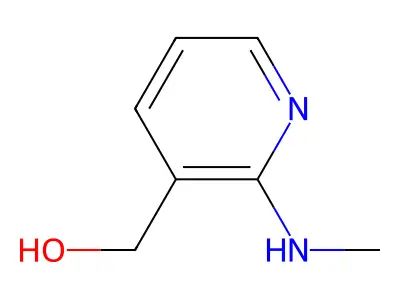 2-(Methylamino)-3-pyridinemethanol structure