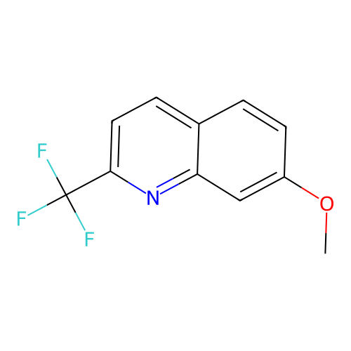 7-Methoxy-2-(trifluoromethyl)quinoline structure