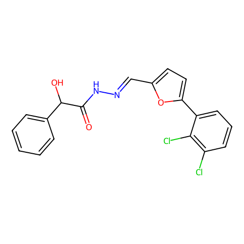 C19H14Cl2N2O3 structure