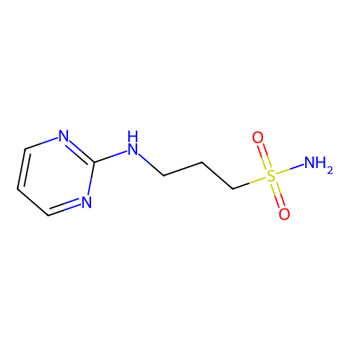 3-(Pyrimidin-2-ylamino)propane-1-sulfonamide structure
