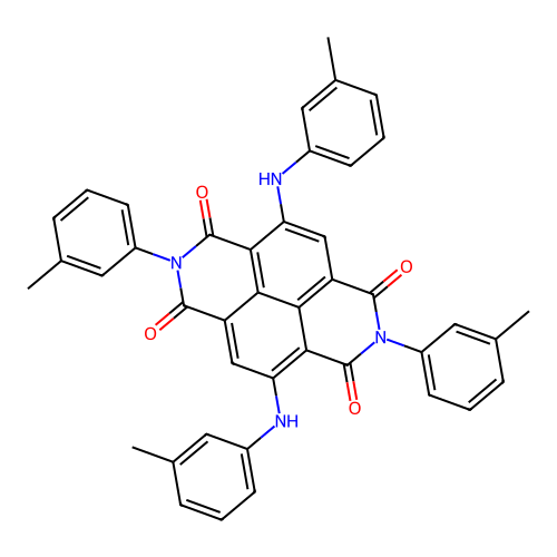 2,7-BIS(3-METHYLPHENYL)-4,9-DI(3-TOLUIDINO)BENZO[LMN][3,8]PHENANTHROLINE-1,3,6,8(2H,7H)-TETRONE structure