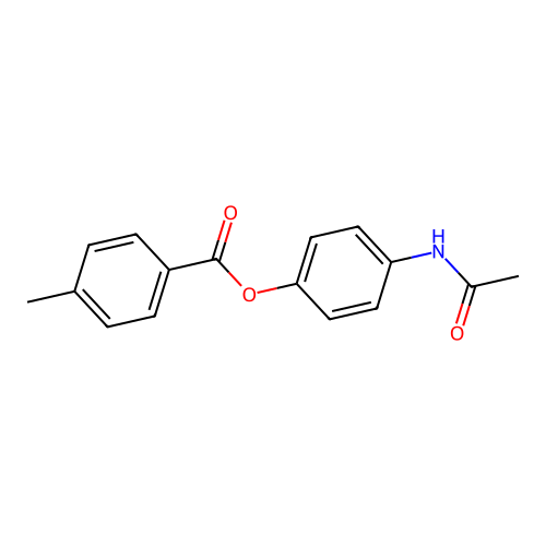 4-(Acetylamino)phenyl 4-methylbenzoate structure