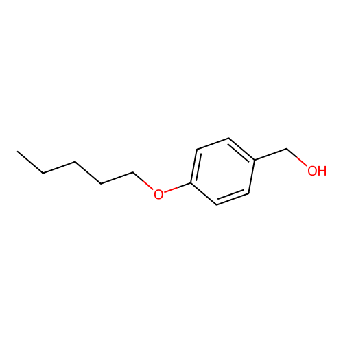 (4-(Pentyloxy)phenyl)methanol structure