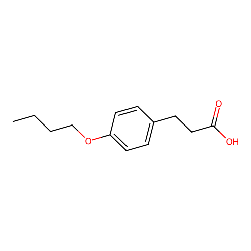 3-(4-butoxyphenyl)propanoic Acid structure