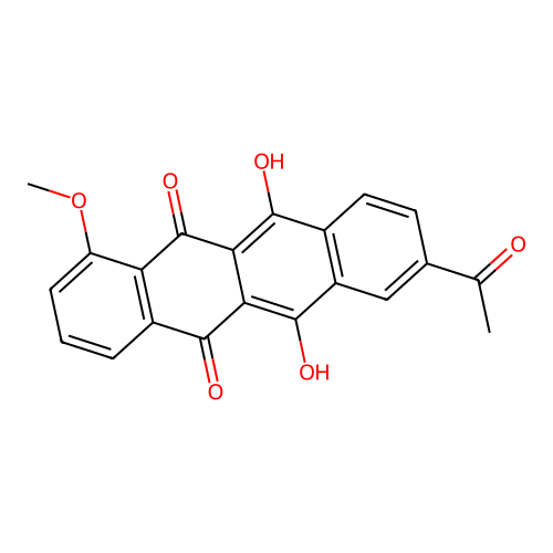Dianhydrodaunomycinone structure