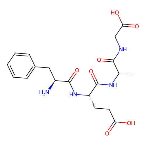Poly(phenylalanyl-glutamyl-alanyl-glycine) structure