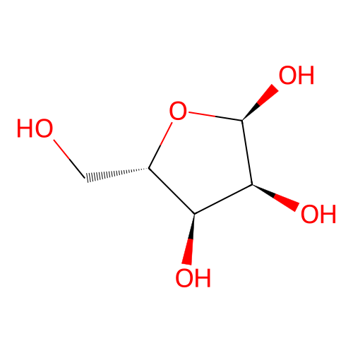 alpha-L-ribofuranose structure