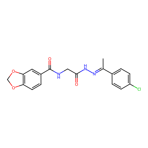 C18H16ClN3O4 structure