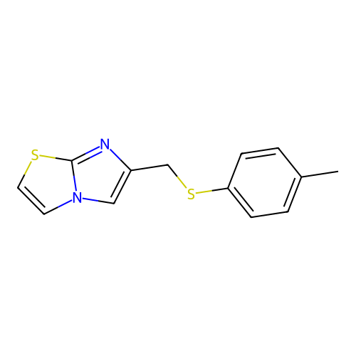 6-{[(4-Methylphenyl)sulfanyl]methyl}imidazo[2,1-b][1,3]thiazole structure