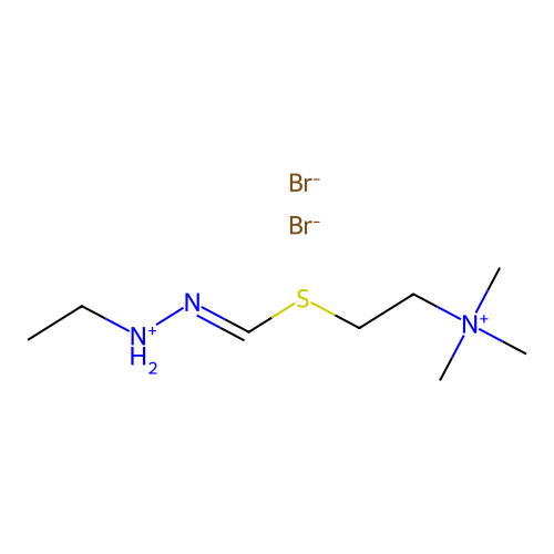 C8H20N3S.BrH.Br structure