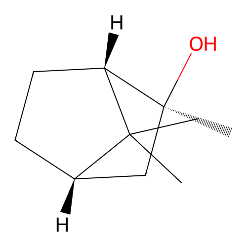 Bicyclo[2.2.1]heptan-2-ol, 2,7,7-trimethyl-, (1R,2S,4R)-rel- structure