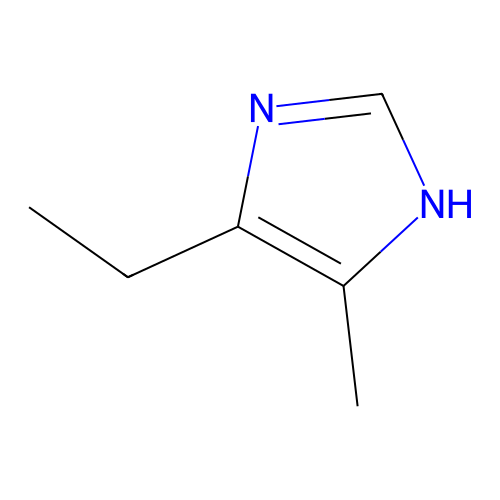 4-ethyl-5-methyl-1H-imidazole structure