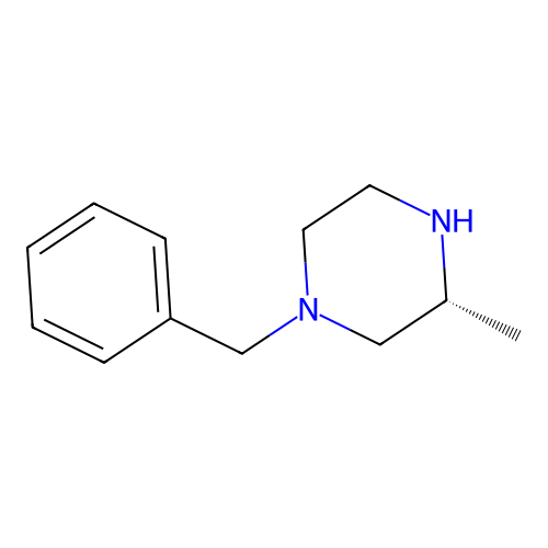 (3R)-1-benzyl-3-methylpiperazine structure