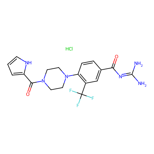 Sabiporide (hydrochloride) structure