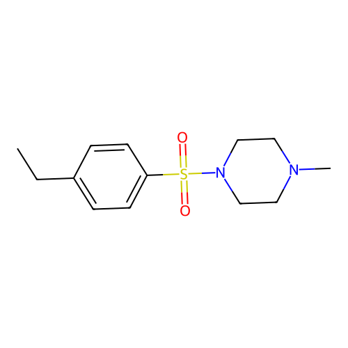 1-[(4-Ethylphenyl)sulfonyl]-4-methylpiperazine structure