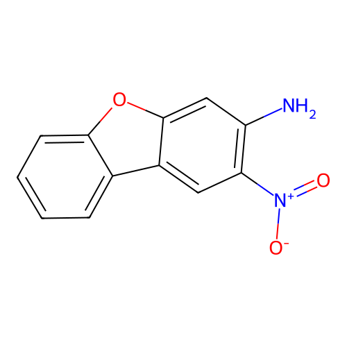 2-Nitrodibenzo[b,d]furan-3-amine structure