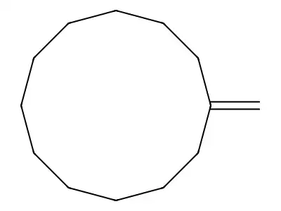 Methylidenecyclododecane structure