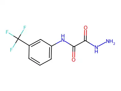 2-Hydrazino-2-oxo-N-[3-(trifluoromethyl)phenyl]-acetamide structure