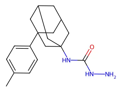 1-Amino-3-[3-(4-methylphenyl)-1-adamantyl]urea structure