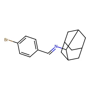 N-(2-adamantyl)-1-(4-bromophenyl)methanimine structure