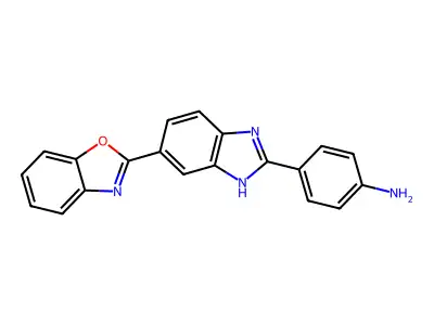 4-(5-(Benzo[d]oxazol-2-yl)-1H-benzo[d]imidazol-2-yl)aniline structure