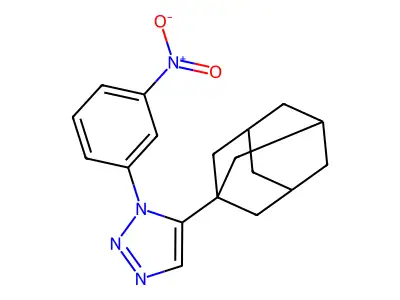 5-(1-Adamantyl)-1-(3-nitrophenyl)triazole structure