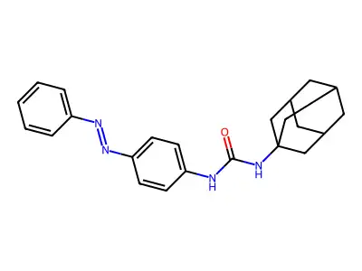 1-(1-Adamantyl)-3-(4-phenyldiazenylphenyl)urea structure