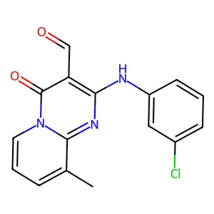 2-(3-Chloroanilino)-9-methyl-4-oxopyrido[1,2-a]pyrimidine-3-carbaldehyde structure