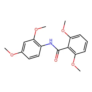N-(2,4-dimethoxyphenyl)-2,6-dimethoxybenzamide structure