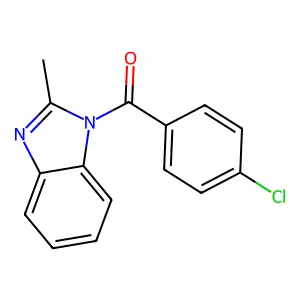4-Chlorophenyl 2-methylbenzimidazolyl ketone structure