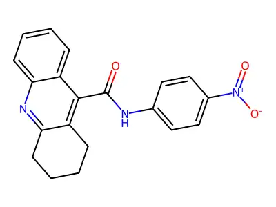 N-(4-Nitrophenyl)-1,2,3,4-tetrahydro-9-acridinecarboxamide structure