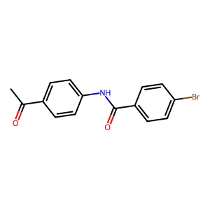 N-(4-Acetylphenyl)-4-bromobenzamide structure