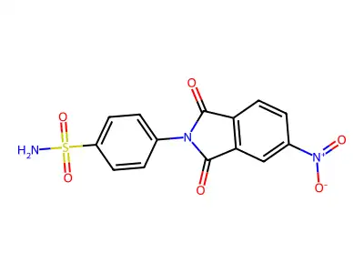 4-(5-Nitro-1,3-dioxoisoindol-2-yl)benzenesulfonamide structure